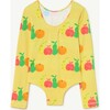 Fruits Clownfish Swimsuit, Yellow - One Pieces - 2