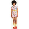 Forest Woods Squirrel Jumpsuit, Pink - Rompers - 2