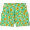 Flowers Panda Monkey Pants, Green - Pants - 1 - thumbnail