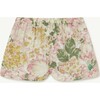 Flowers Calm Pants, White - Pants - 1 - thumbnail