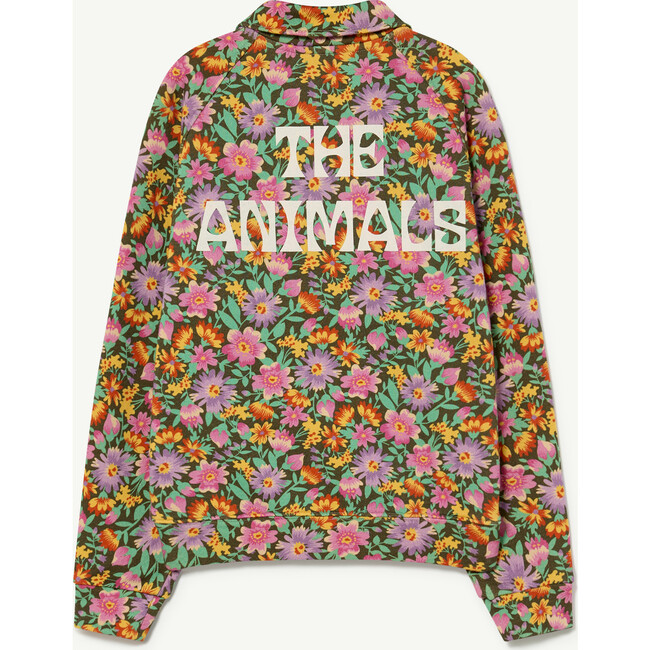 Flowers Beige Seahorse Sweatshirt, Beige - Sweatshirts - 2