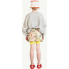 Flowers Calm Pants, White - Pants - 3