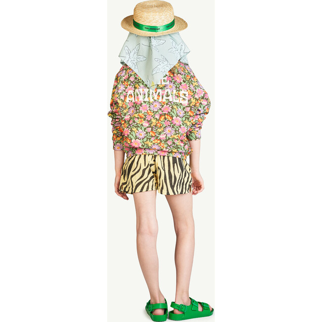 Flowers Beige Seahorse Sweatshirt, Beige - Sweatshirts - 4