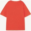 Donut Rooster Oversize T-Shirt, Red - T-Shirts - 2