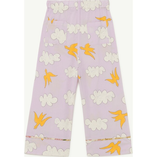 Clouds And Birds Antelope Pants, Lavander - Pants - 2