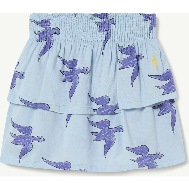 Birds Kiwi Skirt, Blue