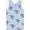 Birds Frog Tank, Blue - Tank Tops - 1 - thumbnail