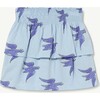Birds Kiwi Skirt, Blue - Skirts - 2