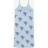 Birds Gazel Dress, Blue - Dresses - 2