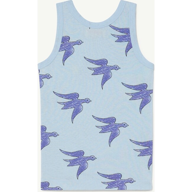Birds Frog Tank, Blue - Tank Tops - 2