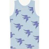 Birds Frog Tank, Blue - Tank Tops - 2