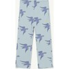 Birds Camaleon Pants, Blue - Pants - 1 - thumbnail