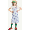 Birds Gazel Dress, Blue - Dresses - 3