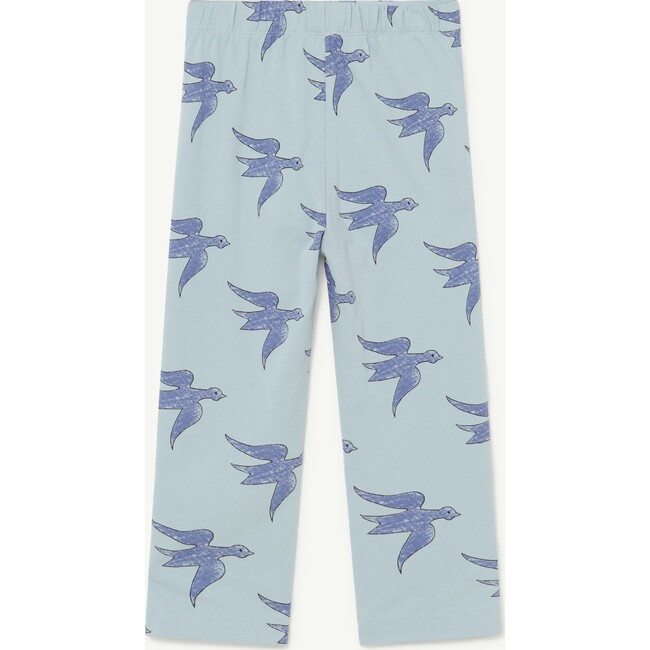 Birds Camaleon Pants, Blue - Pants - 2