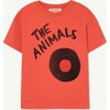 Animals Rooster Vinyl T-Shirt, Red - T-Shirts - 1 - thumbnail