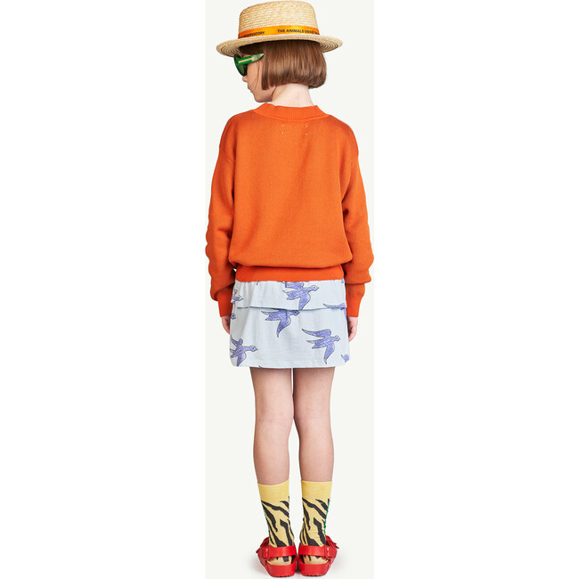 Birds Kiwi Skirt, Blue - Skirts - 4