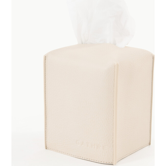 Tissue Box Cover, Ivory