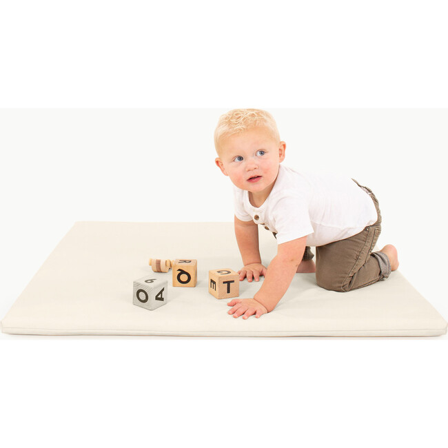 Padded Square Play Mat, Ivory