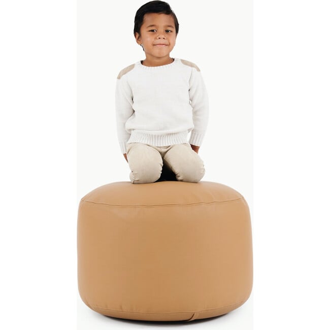 Circle Pouf, Camel - Ottomans - 2