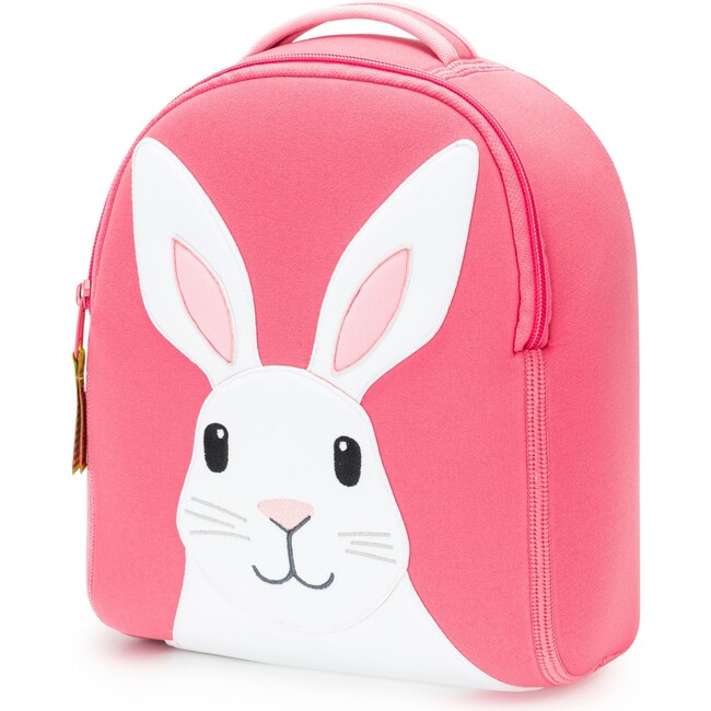 Bunny Toddler Harness Backpack, Pink - Backpacks - 1
