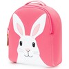 Bunny Toddler Harness Backpack, Pink - Backpacks - 1 - thumbnail