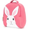 Bunny Backpack, Pink - Backpacks - 1 - thumbnail