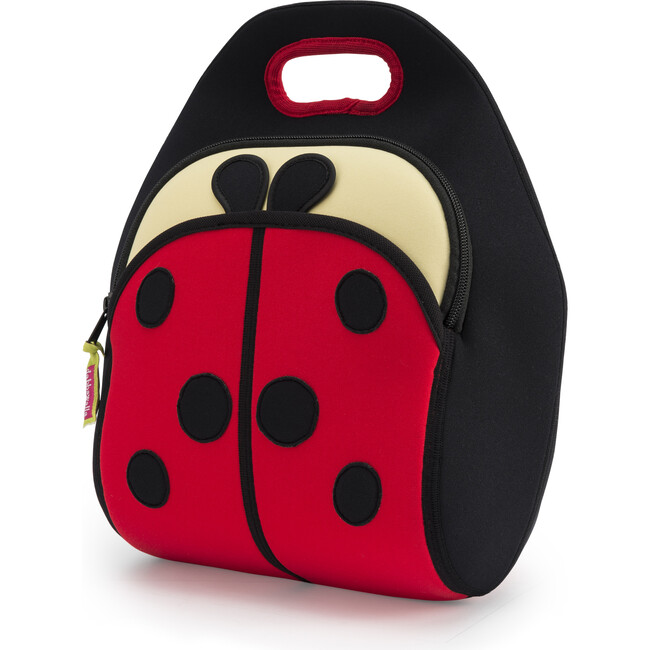 LadybugLunch Bag, Red and Black