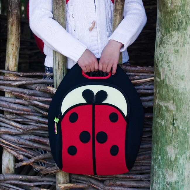 LadybugLunch Bag, Red and Black - Lunchbags - 2