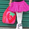 Strawberry Lunch Bag, Red and Pink - Lunchbags - 2 - thumbnail