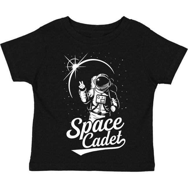 Space Cadet Crew Neck Tee, Black