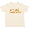 Are We There Yet Crew Neck Tee, Natural - T-Shirts - 1 - thumbnail