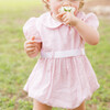 Patty Swiss Dot Bubble, Pink - Onesies - 2
