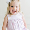 Charming Mini Gingham Bubble, Light Pink - Onesies - 2