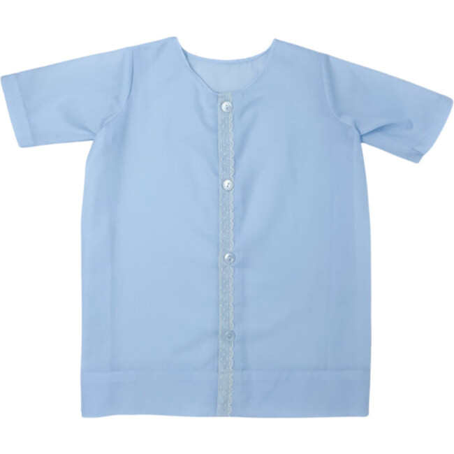 Welcome Little One Micro-Check Daygown, Blue