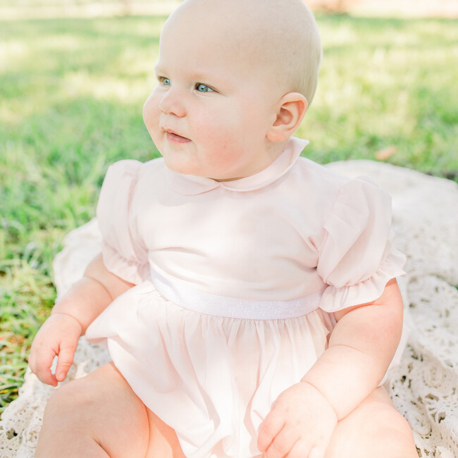 Charleston Batiste Lace Bubble, Pink - Onesies - 2