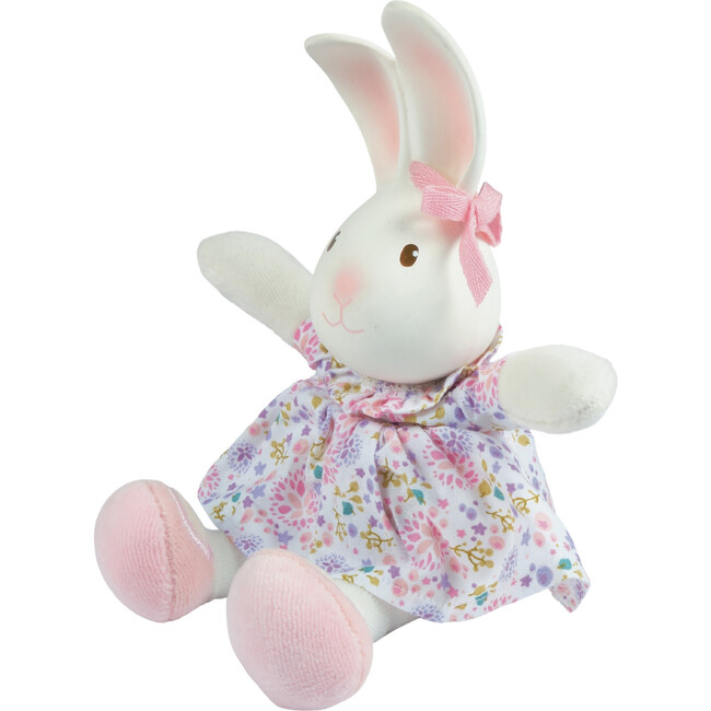 Havah the Bunny Natural Rubber Teether Head Plush Toy - Plush - 3