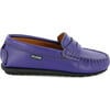 Grainy Leather Walkers, Purple - Loafers - 1 - thumbnail