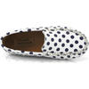 Dots Smooth Leather Walkers, White - Loafers - 3