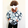 Tie Dye Zip Sweatshirt,  Black/Blue - Sweatshirts - 2