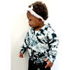 Tie Dye Zip Sweatshirt,  Black/Blue - Sweatshirts - 4