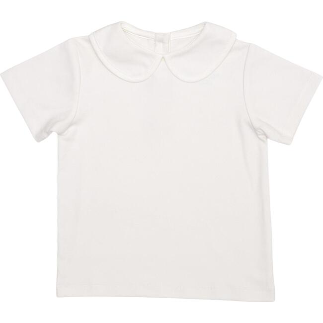 Teddy Peter Pan Shirt, Rooftop White