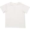 Teddy Peter Pan Shirt, Rooftop White - Shirts - 1 - thumbnail