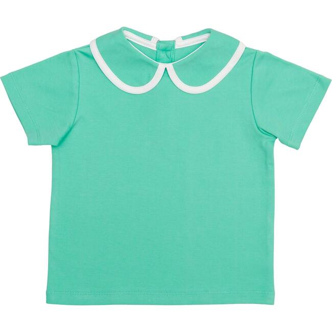 Teddy Peter Pan Shirt, Golden Isles Green