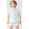 Wyatt Contrast Cuff Buttoned Shorts, Shell White - Shorts - 2