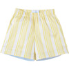 Wilkes Contrast Cuff Elasticated Shorts, CBC Stripe - Shorts - 3