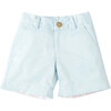 Wyatt Contrast Cuff Buttoned Shorts, Terrace Turquoise - Shorts - 4