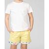 Tucker Crew Neck Pocket Tee With Logo, Rooftop White - Tees - 4