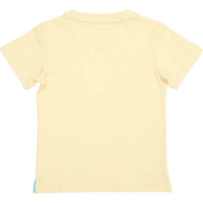 Tucker Crew Neck Pocket Tee With Logo, Loquat Yellow - Tees - 5