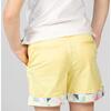 Wyatt Contrast Cuff Buttoned Shorts, Loquat Yellow - Shorts - 5