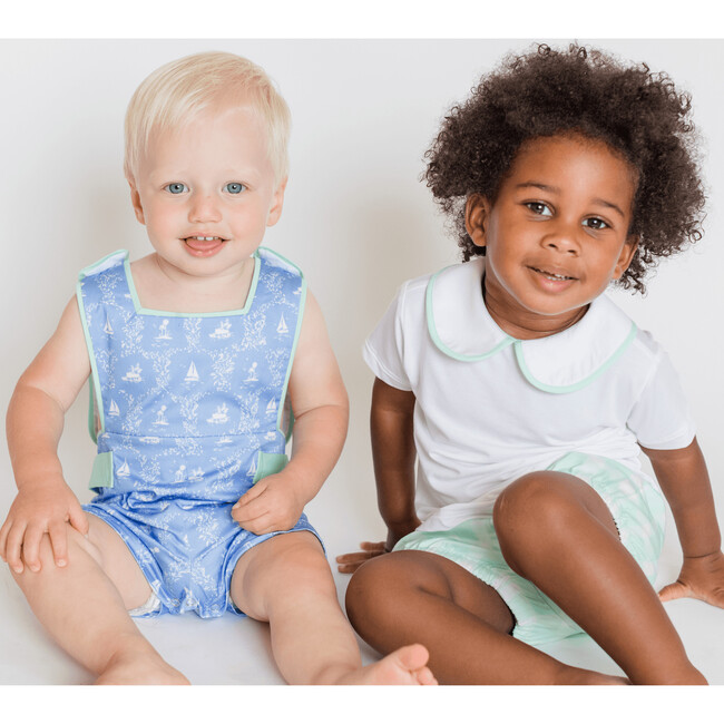 James Henry Button Shoulder Jon Jon, Tucker's Town Toile - Onesies - 2
